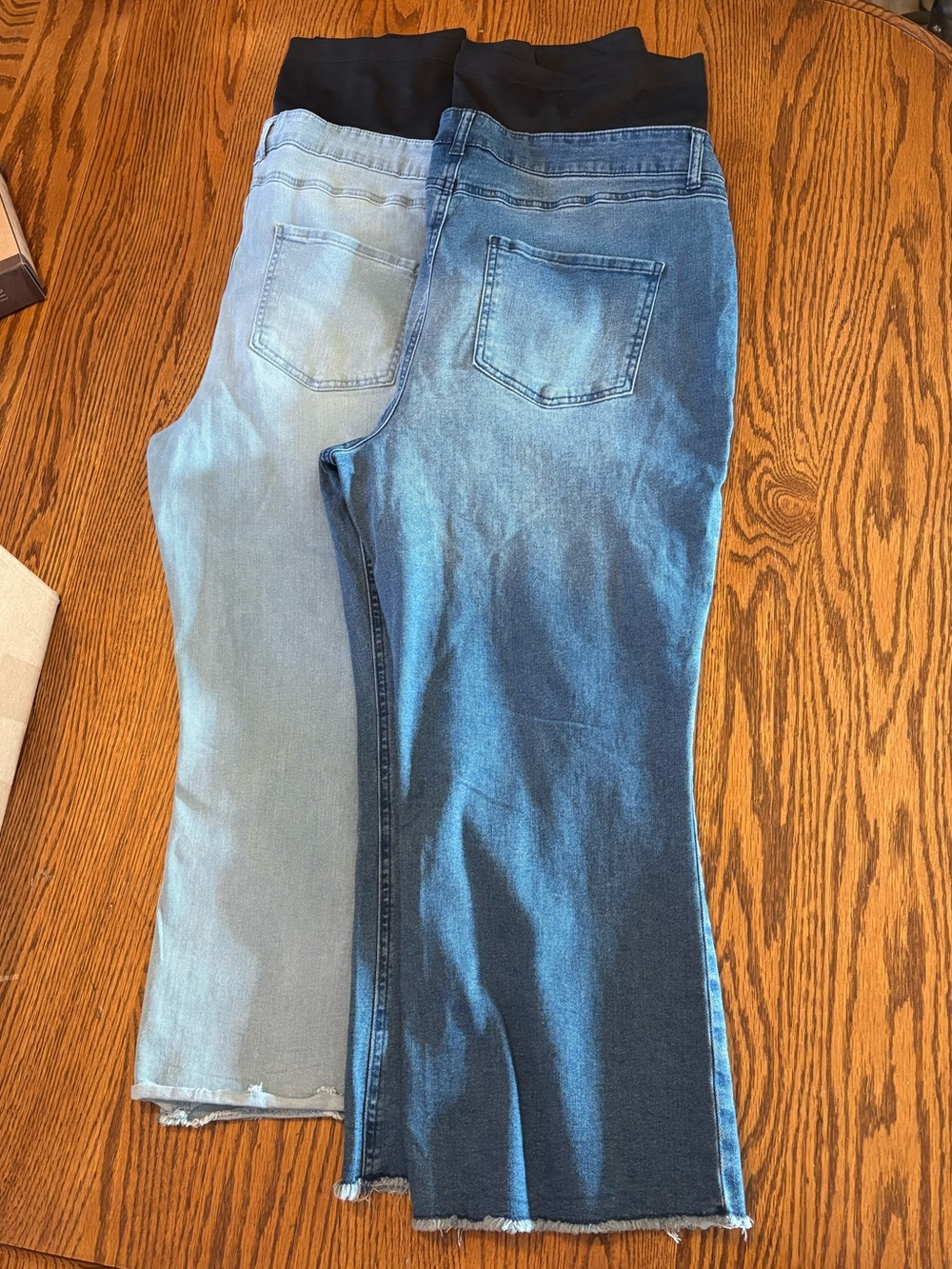 Two Pairs Destination Maternity Jeans